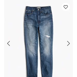 Madewell High Rise Rigid Skinny Jeans